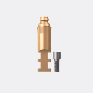 analogue d'implant dentaire en acier inoxydable