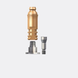 analogue d'implant dentaire en acier inoxydable
