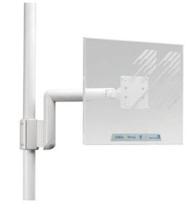bras porte-moniteur monté sur pôle