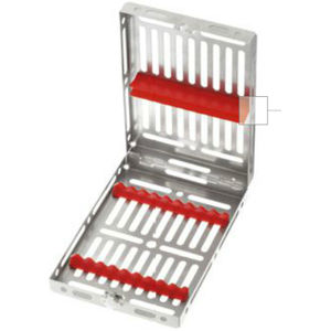 plateau de stérilisation pour instruments dentaires / en acier inoxydable