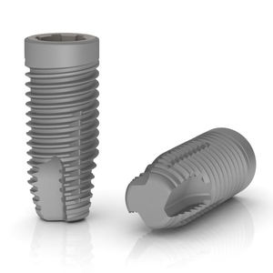 implant dentaire droit / en titane