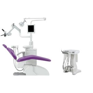 unité dentaire avec éclairage LED / avec moniteur / compacte