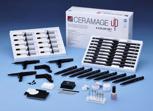 matériau dentaire en composite hybride / pour facettes dentaires / translucide / photopolymérisable