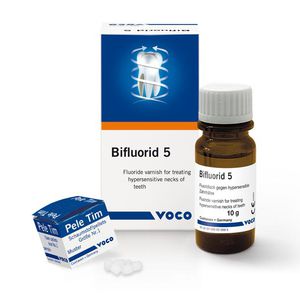matériau dentaire en vernis au fluorure
