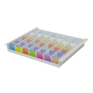 plateau de distribution de médicaments hebdomadaire