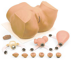 mannequin de formation pour soins gynécologiques