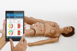 simulateur patient pour gestion des voies aériennes