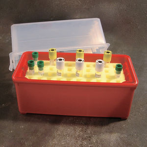 conteneur de transport / biologique / hermétique / pour tubes à essai
