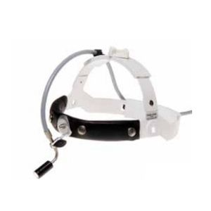 lampe frontale à fibre optique