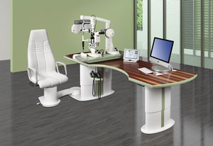station de travail ophtalmique