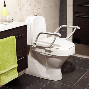 réhausseur de toilettes avec accoudoirs