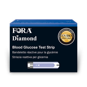 bandelette de test pour le diabète / de glucose / de sang