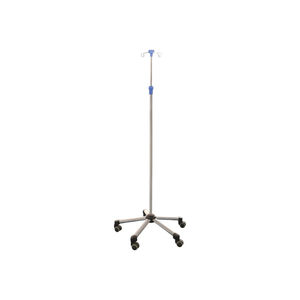 pied à perfusion sur roulettes