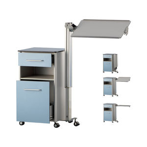 table de chevet sur roulettes