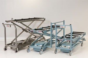 chariot mortuaire / de chargement / de déchargement / pour cercueils