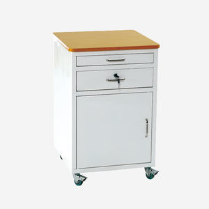 table de chevet sur roulettes