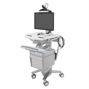 chariot de télémédecine avec batterie