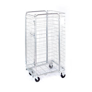 chariot de transport / à linge / avec porte