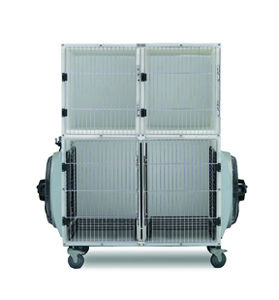 cage vétérinaire 4 compartiments