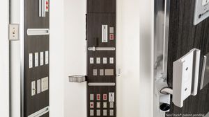 unité de distribution de gaz médicaux murale