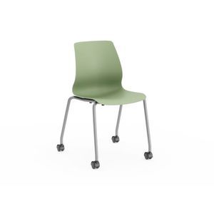 chaise sur roulettes