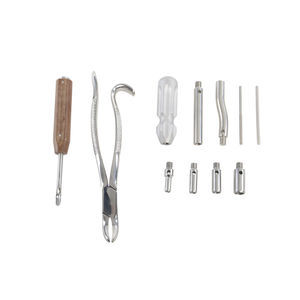 kit d'instruments vétérinaires pour extraction dentaire