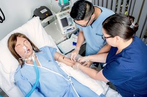 simulateur patient pour soins infirmiers