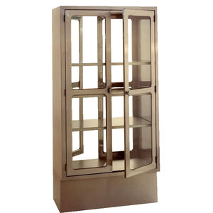 armoire de ravitaillement / de salle d'opération / en acier inoxydable / plombée