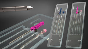 kit d'instruments pour biopsie osseuse