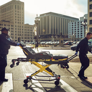 chariot brancard d'urgence