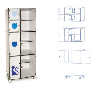 cage vétérinaire pour chats