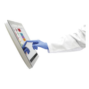 système de gestion de données / de stock / d'hématologie / clinique