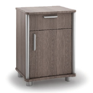 table de chevet sur roulettes