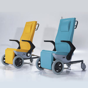 fauteuil de transfert de patient sur roulettes