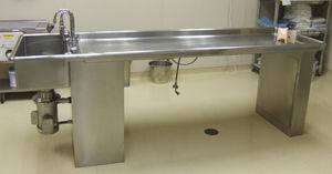table d'autopsie