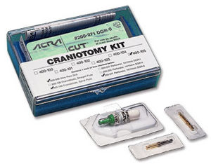 kit d'instruments pour craniotomie