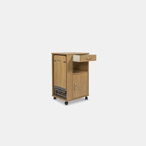 table de chevet sur roulettes