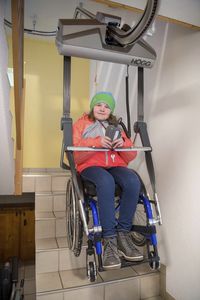monte-escalier pour fauteuil roulant