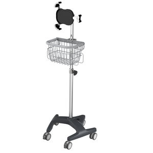 tige porte-moniteur sur roulettes