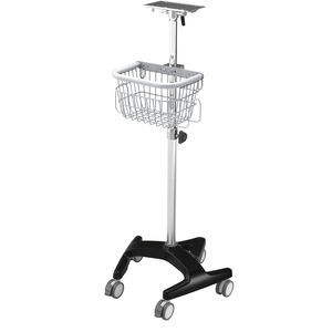 tige porte-moniteur sur roulettes