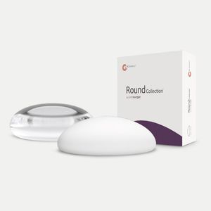 implant mammaire / rond / gel de silicone / lisse