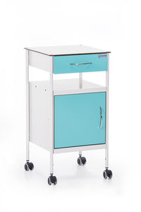 armoire de chevet sur roulettes