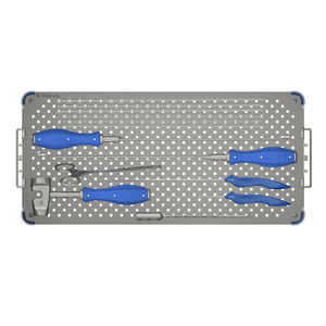 kit d'instruments pour pose de prothèse de genou
