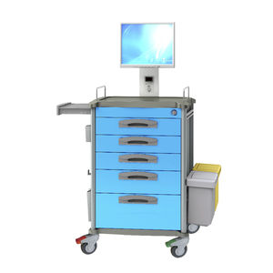 chariot informatique de distribution de médicaments