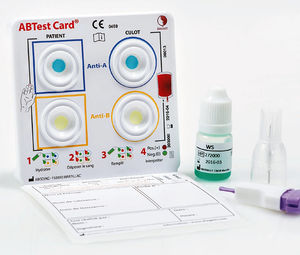 kit de test de groupage sanguin