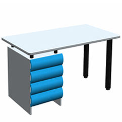 bureau rectangulaire