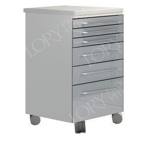 armoire pour cabinet vétérinaire / 6 tiroirs / sur roulettes