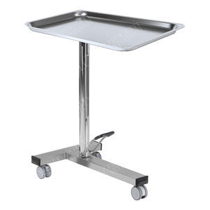table à instruments en acier inoxydable