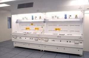 paillasse de laboratoire humide