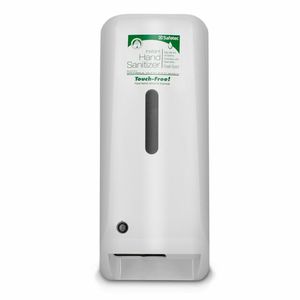 distributeur de solution hydroalcoolique au sol
